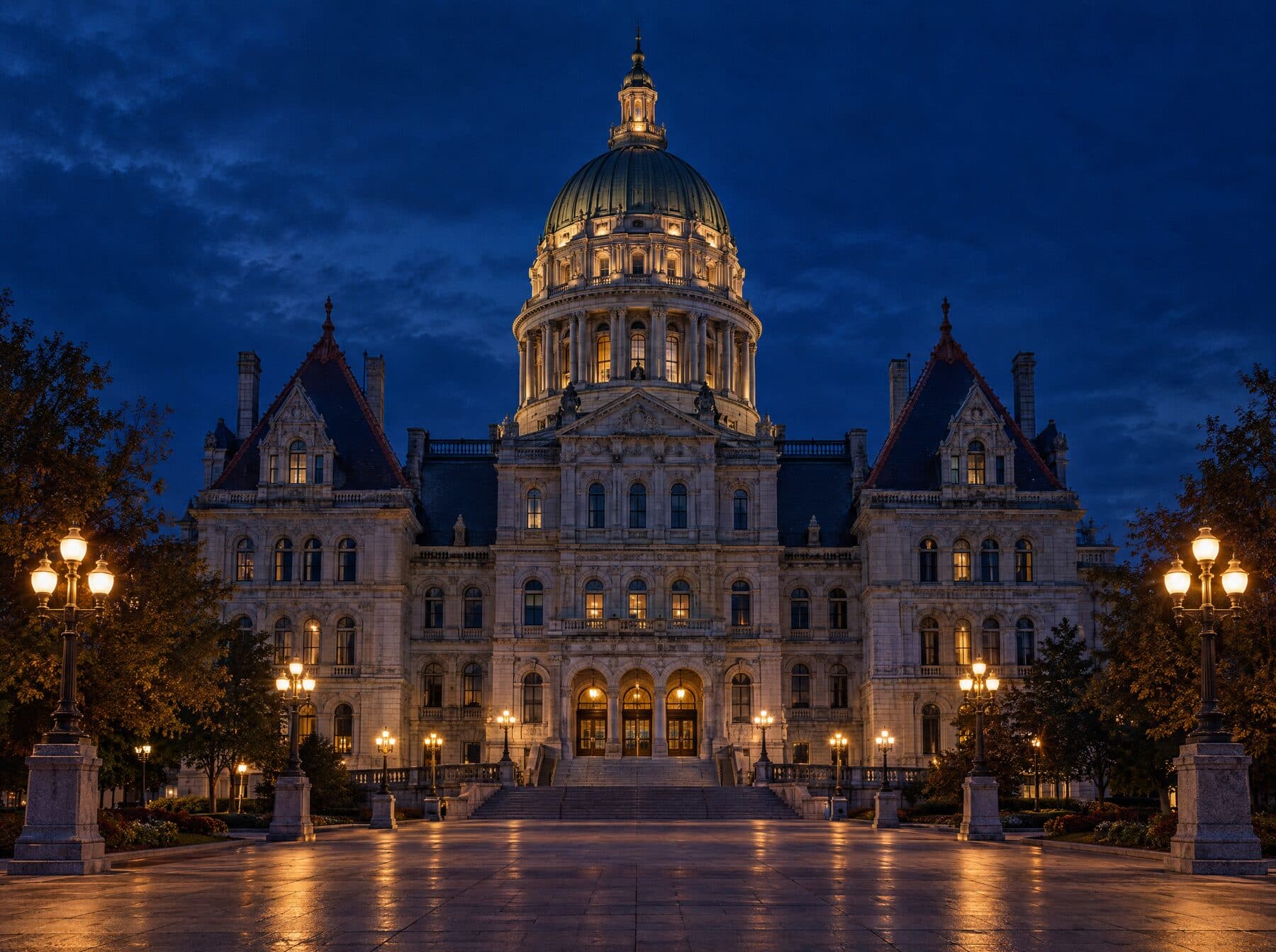 A domed government building in New York’s Capital Region